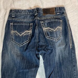 Classic Bootcut Jeans with Embroidered Pockets